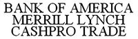 BANK OF AMERICA MERRILL LYNCH CASHPRO TRADE