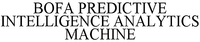 BOFA PREDICTIVE INTELLIGENCE ANALYTICS MACHINE
