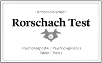 Rorschach Test Hermann Rorschach hpsi Psychodiagnostik Tafeln Psychodiagnostics Plates