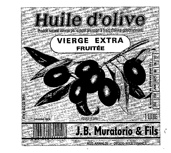 Huile d'olive J.B. Muratorio & Fils