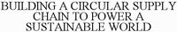 BUILDING A CIRCULAR SUPPLY CHAIN TO POWER A SUSTAINABLE WORLD