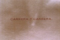 CARRERA Y CARRERA