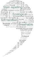 Stain repelling Ecological Soft handfeel Breathable