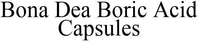 Bona Dea Boric Acid Capsules