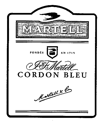 J & F Martell CORDON BLEU