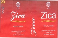 I.T.C Zica FULL FLAVOUR BLENDED HIGH QUALITY TOBACCO 20 Class A cigarettes