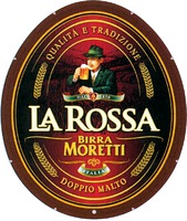 QUALITÀ E TRADIZIONE DAL 1859 LA ROSSA BIRRA MORETTI ITALIA DOPPIO MALTO