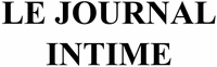 LE JOURNAL INTIME