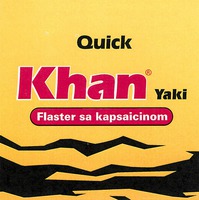 Quick Khan Yaki Flaster sa kapsaicinom