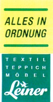 ALLES IN ORDNUNG TEXTIL TEPPICH MÖBEL Leiner