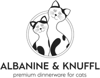 ALBANINE & KNUFFL premium dinnerware for cats