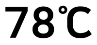 78˚C