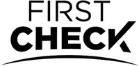 FIRST CHECK