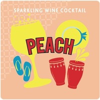 SPARKLING WINE COCKTAIL PEACH