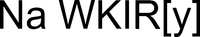 Na WKIR[y]