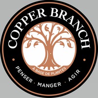 COPPER BRANCH À BASE DE PLANTES PENSER MANGER AGIR