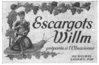 Escargots Willm