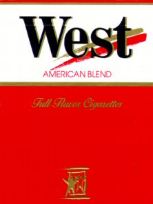 West AMERICAN BLEND Full Flavor Cigarettes