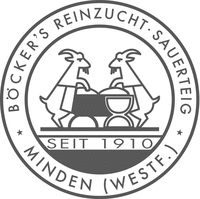 BÖCKER'S REINZUCHT · SAUERTEIG MINDEN (WESTF.) SEIT 1910