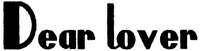 Dear lover