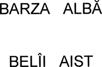 BARZA ALBA BELÎI AIST