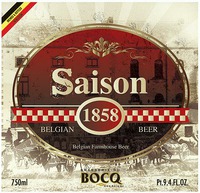 Saison 1858 Belgian Farmhouse Beer BRASSERIE DU BOCQ