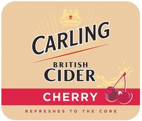 CARLING BRITISH CIDER CHERRY REFRESHES TO THE CORE