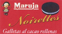 Maruja Noirettes Galletas al cacao rellenas