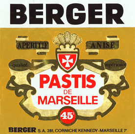 BERGER PASTIS DE MARSEILLE