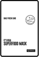 DAILY FRESH CARE Super Food Solution self skin care IT'S REAL SUPERFOOD MASK DERMAL MAKE A DIFFERENCE