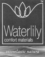 Waterlily comfort materials viscoelastic natura