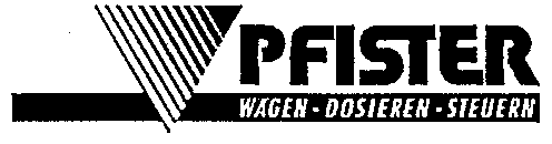 PFISTER WÄGEN DOSIEREN STEUERN