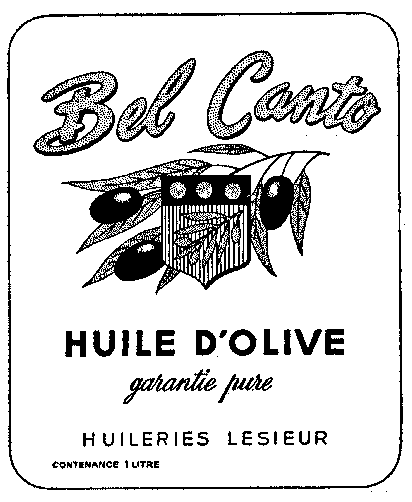 Bel Canto HUILE D'OLIVE