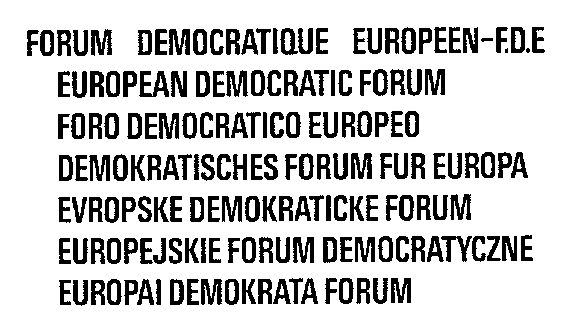 FORUM DEMOCRATIQUE EUROPEEN-F.D.E.