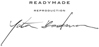 READYMADE REPRODUCTION Yuta Hosokawa