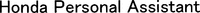 Honda Personal Assistant