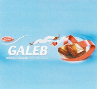 GALEB mlecna cokolada milk chocolate Pionir