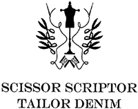 SCISSOR SCRIPTOR TAILOR DENIM