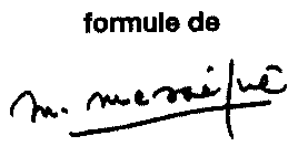 formule de M. Mességué