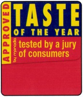 TASTE OF THE YEAR tested by a jury of consumers