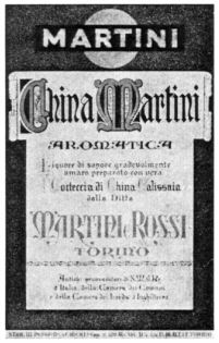 MARTINI China Martini MARTINI & ROSSI