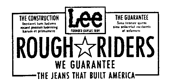 Lee ROUGH RIDERS