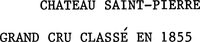 CHATEAU SAINT-PIERRE GRAND CRU CLASSÉ EN 1855