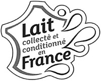 Lait collecté et conditionné en France