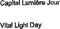 Capital Lumière Jour Vital Light Day