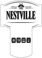 NESTVILLE NV DISTILLERY NESTVILLE MATURATED 100+ DAYS 7 TIMES DISTILLED MICRO FILTRATION MOUNTAIN JUNIPERS