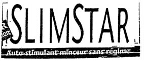 SLIMSTAR Auto-stimulant minceur sans régime