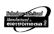 Technology and Art of Sound Manufactured by elettromedia Italy