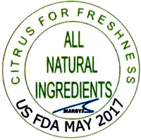 MARBYS ALL NATURAL INGREDIENTS CITRUS FOR FRESHNESS US FDA MAY 2017