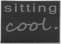 sitting cool.